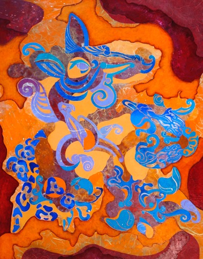 Fantasia 2 — 25 × 32 inches